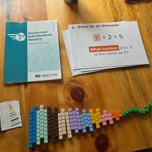 Math U See accelerated, individualized, mastery addition, and subtraction